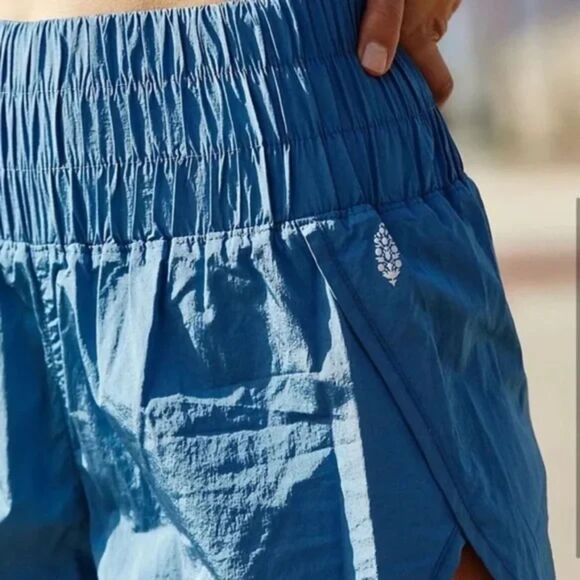 Free People Movement: The Way Home Shorts in "bluestone" SIZE L NWOT - Picture 3 of 8